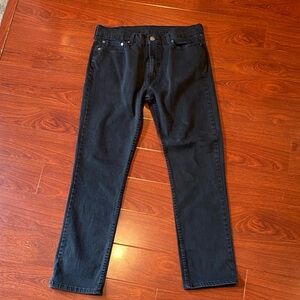 Levi's Men's Straight Black Jeans